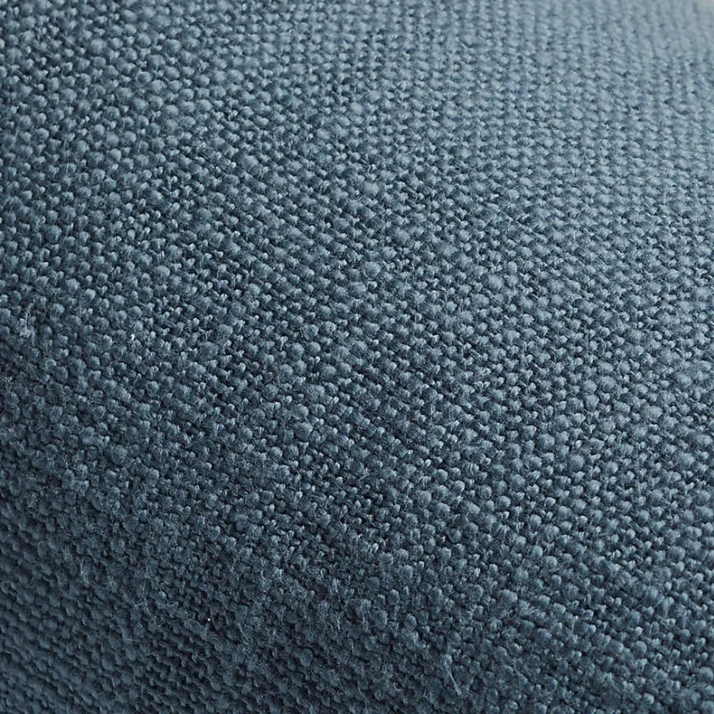 Crate & Barrel Lindstrom Cotton Blue Standard Pillow Sham
